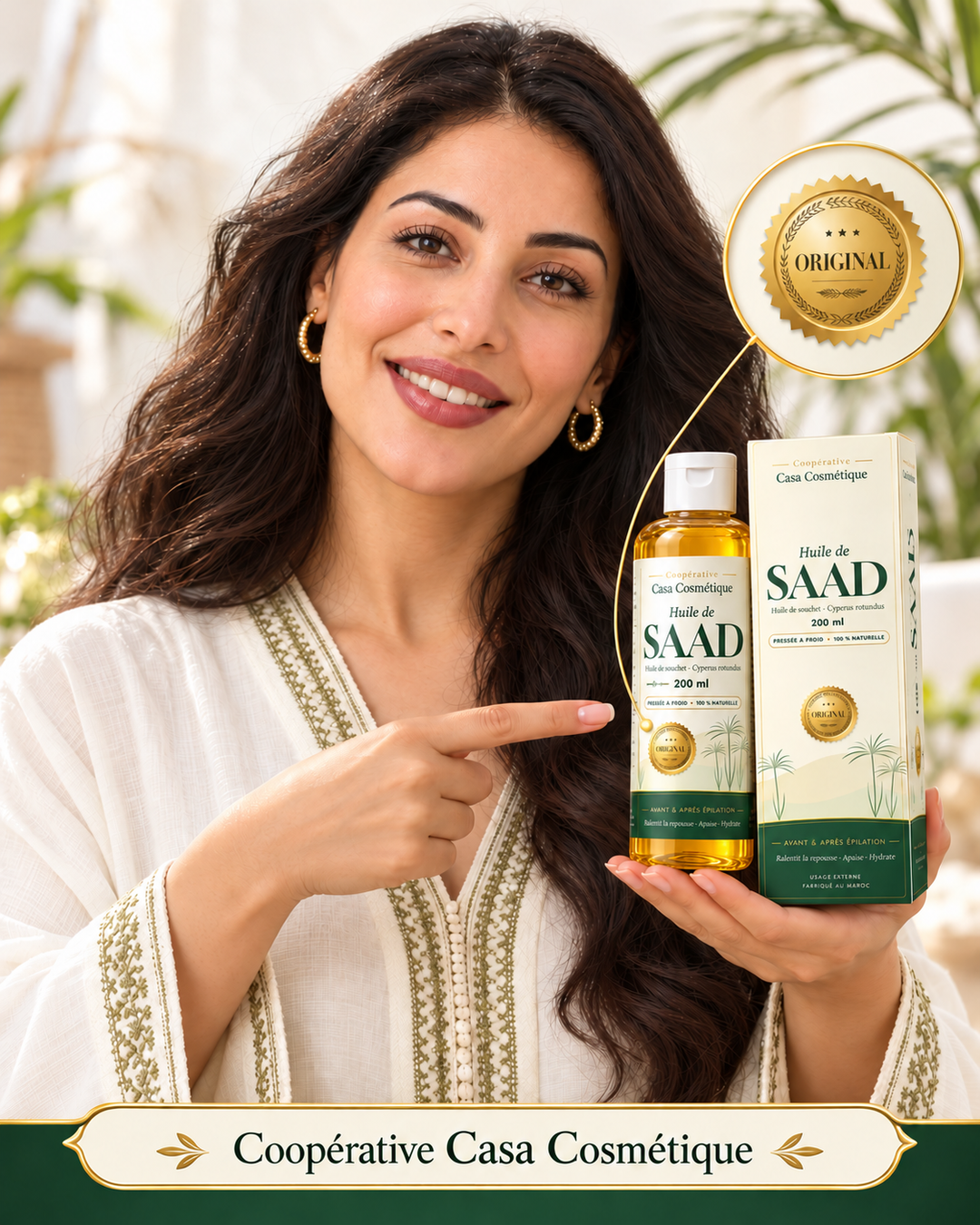 Huile de SAAD Original – Coopérative Casa Cosmétique